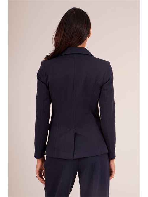 Giacca gessata elmas phil | 040662BLU
